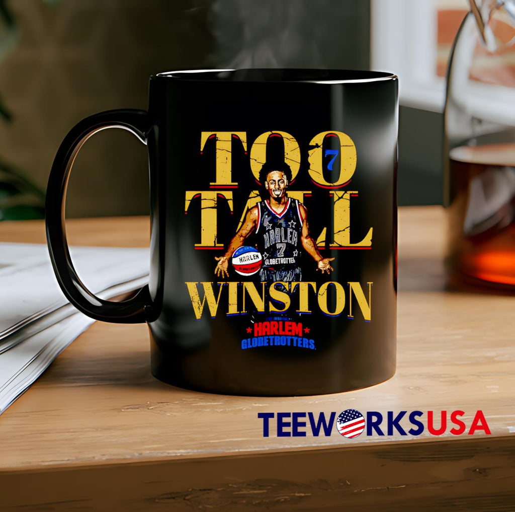 Too Tall Winston Harlem Globetrotters Nickname - Adult & Kids T-Shirts, Sweatshirts & Hoodies apparel design preview 2
