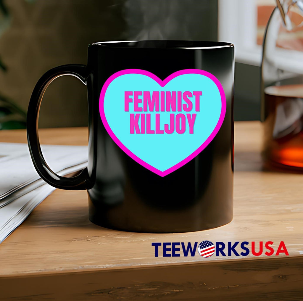 Feminist Killjoy heart - Adult & Kids T-Shirts, Sweatshirts & Hoodies apparel design preview 2