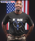 Nurse it's a work of heart New York Yankees - Adult & Kids T-Shirts, Sweatshirts & Hoodies apparel design preview 1