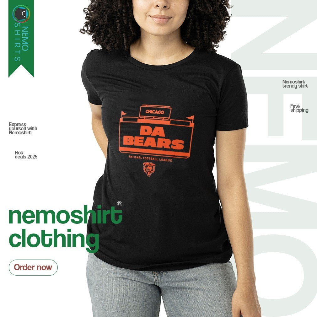 Chicago Bears da national football league - Adult & Kids T-Shirts, Sweatshirts & Hoodies apparel design preview 3