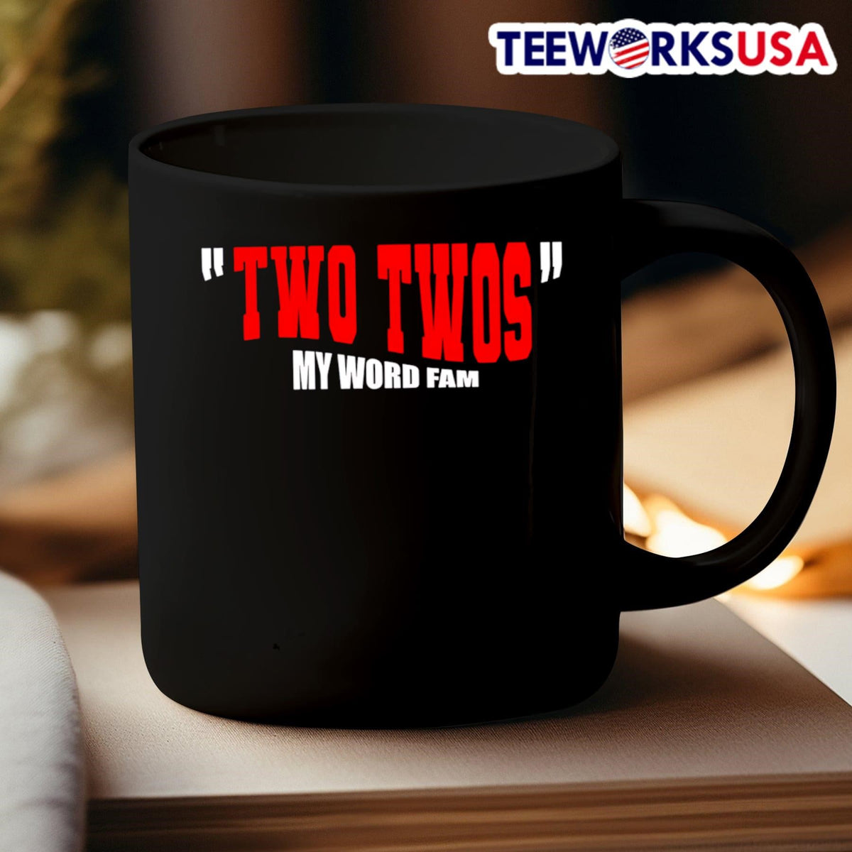 Two Twos My Word Fam 2025 - Adult & Kids T-Shirts, Sweatshirts & Hoodies apparel design preview 3