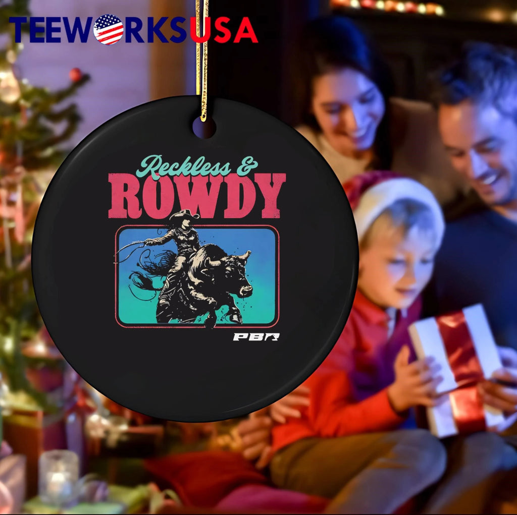 PBR Reckless Rowdy retro - Adult & Kids T-Shirts, Sweatshirts & Hoodies apparel design preview 4