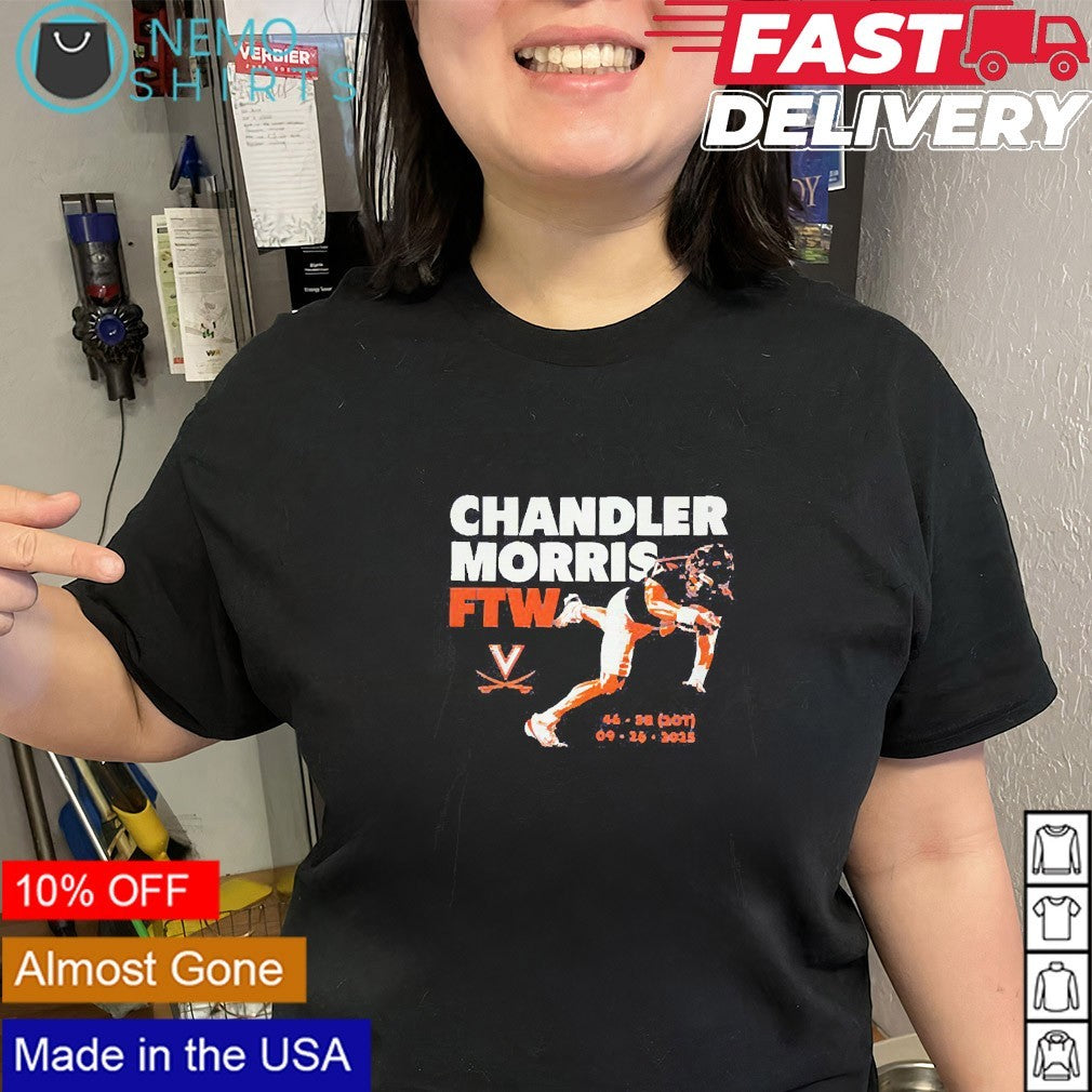 Chandler Morris FTW Virginia Cavaliers football - Adult & Kids T-Shirts, Sweatshirts & Hoodies apparel design preview 2