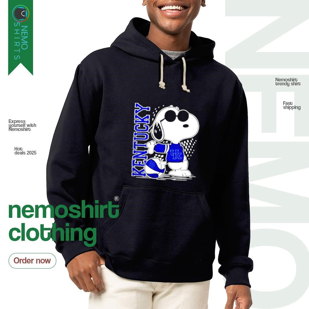 Kentucky Wildcat basketball snoopy 2025 - Adult & Kids T-Shirts, Sweatshirts & Hoodies apparel design preview 2