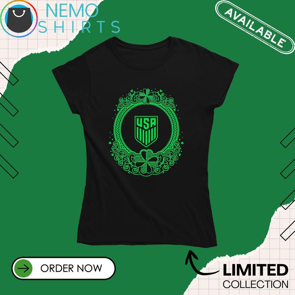 USMNT St. Patrick's day logo - Adult & Kids T-Shirts, Sweatshirts & Hoodies apparel design preview 4