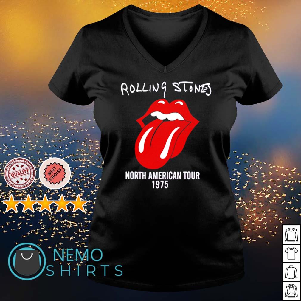 Rolling Stones North American tour 1975 - Adult & Kids T-Shirts, Sweatshirts & Hoodies apparel design preview 5