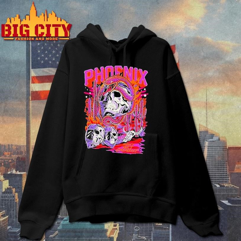 Ghost Racing Phoenix Don't Get Caught Skulls - Adult & Kids T-Shirts, Sweatshirts & Hoodies apparel design preview 2