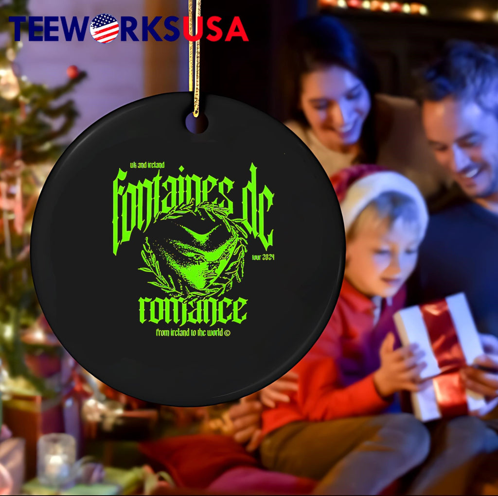 Green Fontaines D.C. Romance Ireland - Adult & Kids T-Shirts, Sweatshirts & Hoodies apparel design preview 4