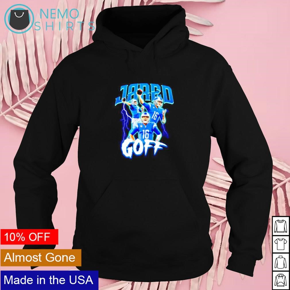 Jared Goff football poster style - Adult & Kids T-Shirts, Sweatshirts & Hoodies apparel design preview 2