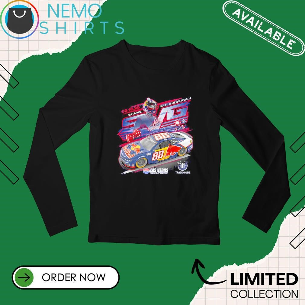 Shane Van Gisbergen Red Bull Las vegas motor speedway - Adult & Kids T-Shirts, Sweatshirts & Hoodies apparel design preview 3