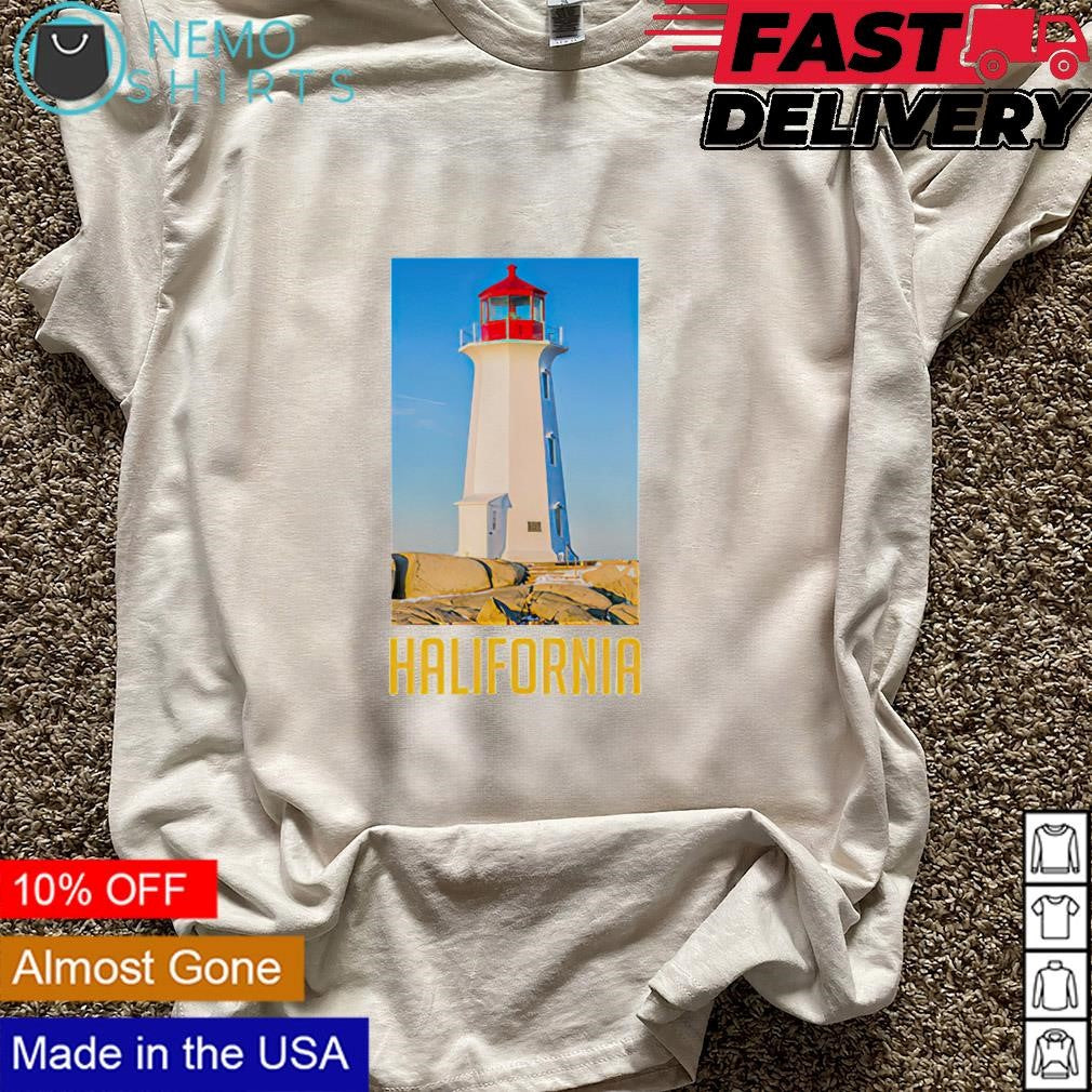 Lighthouse Halifornia California - Adult & Kids T-Shirts, Sweatshirts & Hoodies apparel design preview 5