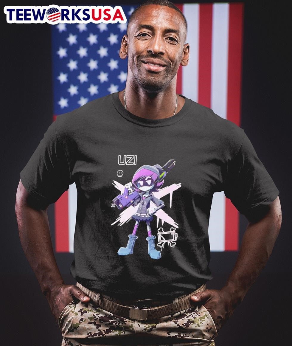 Murder Drones Uzi - Adult & Kids T-Shirts, Sweatshirts & Hoodies apparel design preview 1