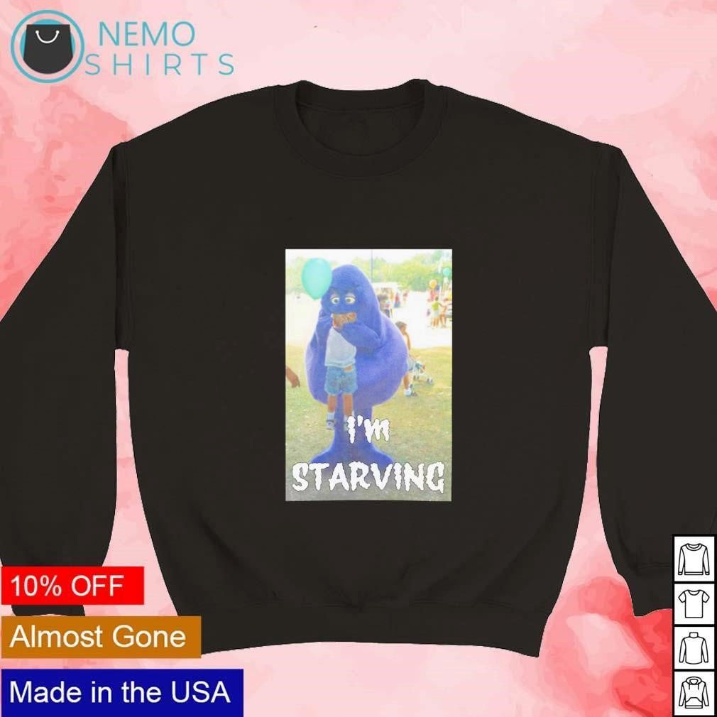 Grimace I'm starving - Adult & Kids T-Shirts, Sweatshirts & Hoodies product image 3