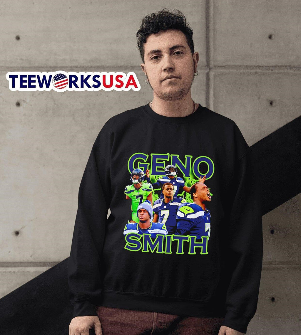 Seattle Seahawks Geno Smith graphic - Adult & Kids T-Shirts, Sweatshirts & Hoodies apparel design preview 3