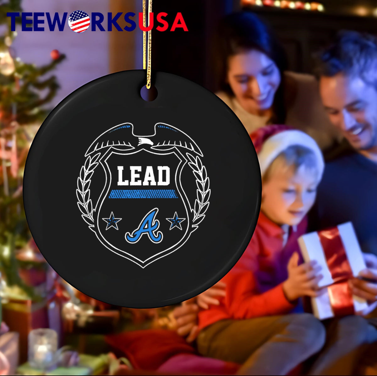 2025 braves law enforcement appreciation day - Adult & Kids T-Shirts, Sweatshirts & Hoodies apparel design preview 4