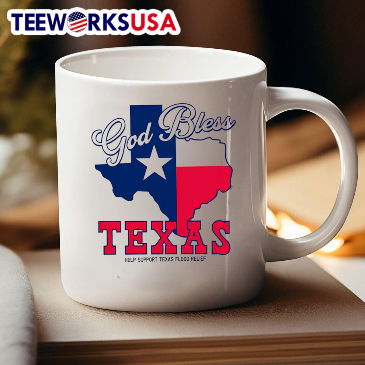 God bless Texas State help support flood relief - Adult & Kids T-Shirts, Sweatshirts & Hoodies apparel design preview 4