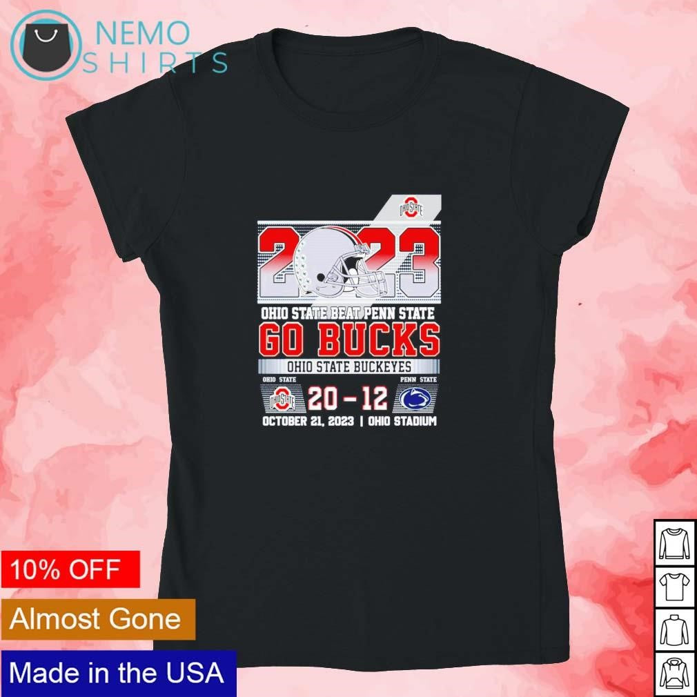 2023 go Bucks Ohio State beat Penn 20 12 Oct 21 - Adult & Kids T-Shirts, Sweatshirts & Hoodies apparel design preview 4
