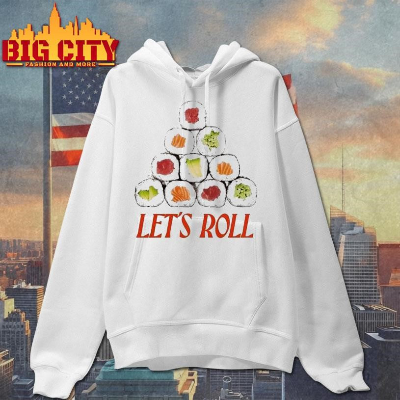 Let's Roll Sushi - Adult & Kids T-Shirts, Sweatshirts & Hoodies apparel design preview 2