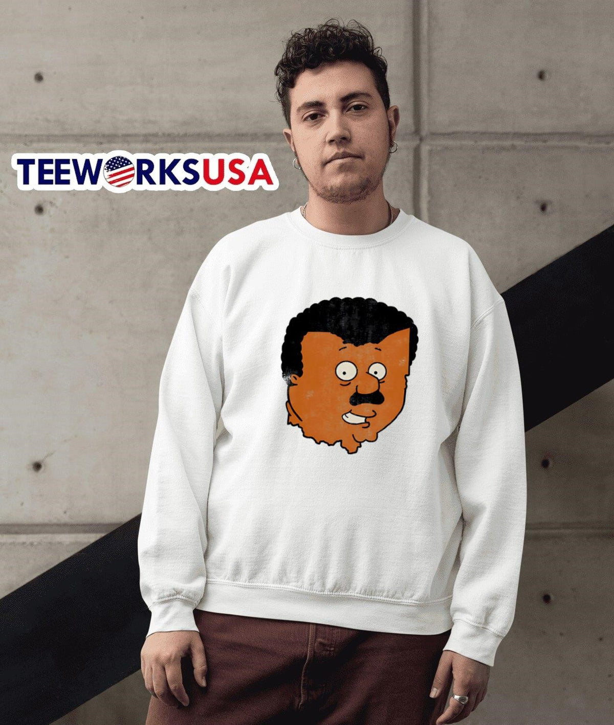 Big head Cleveland Ohio cartoon - Adult & Kids T-Shirts, Sweatshirts & Hoodies apparel design preview 5