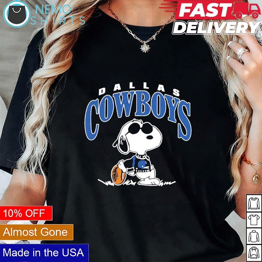 Snoopy Dallas Cowboys - Adult & Kids T-Shirts, Sweatshirts & Hoodies apparel design preview 1