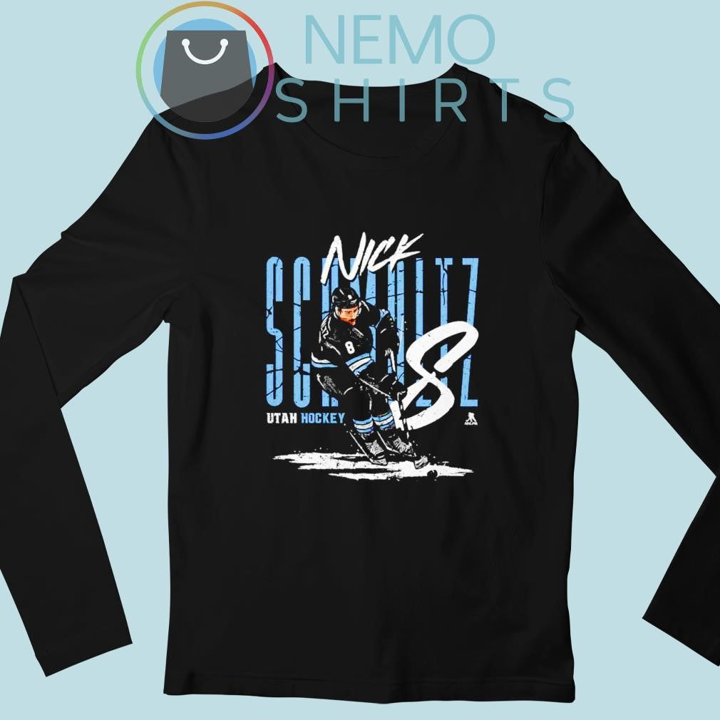 Nick Schmaltz Utah hockey club cartoon player - Adult & Kids T-Shirts, Sweatshirts & Hoodies apparel design preview 3