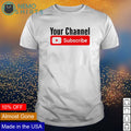 Your channel subscribe youtube - Adult & Kids T-Shirts, Sweatshirts & Hoodies apparel design preview 1