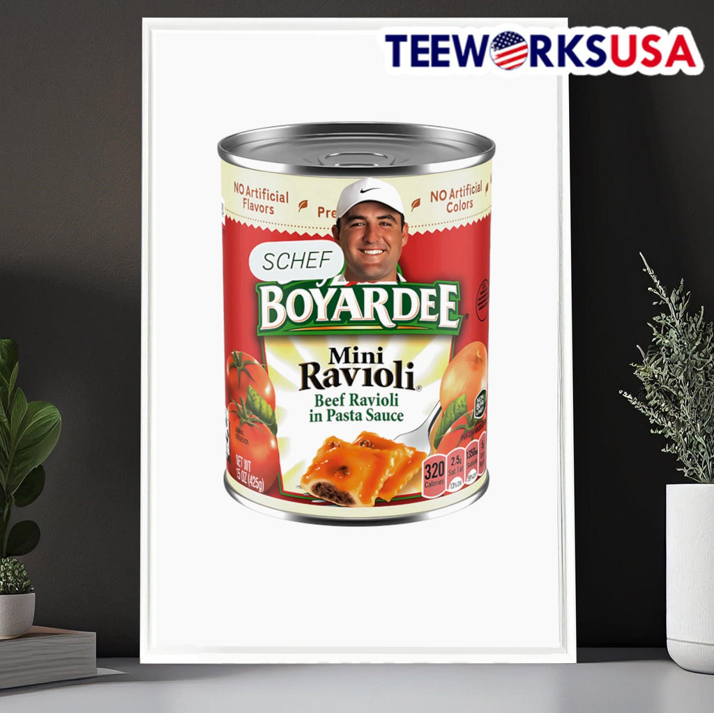 Scottie Scheffler Schef Boyardee - Adult & Kids T-Shirts, Sweatshirts & Hoodies apparel design preview 6