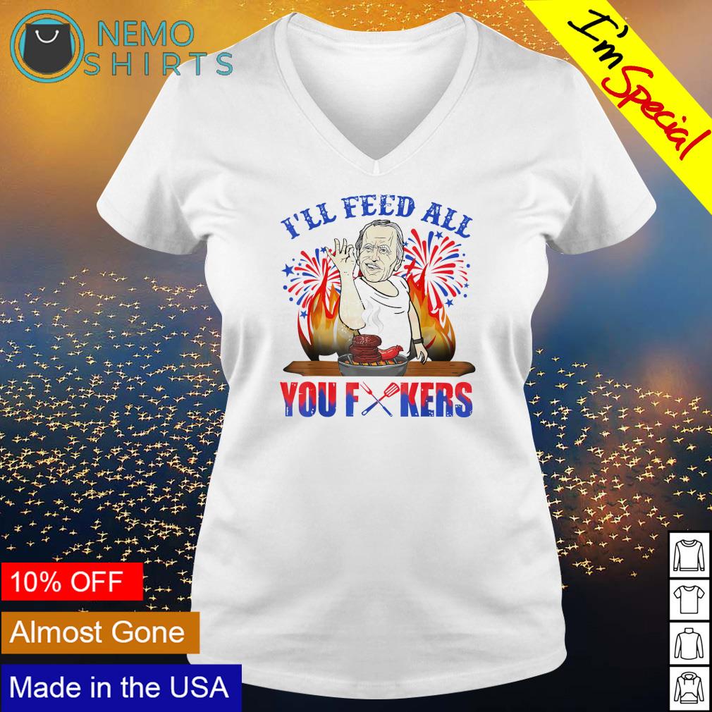 Biden BBQ I'll feed you all 4th of July - Adult & Kids T-Shirts, Sweatshirts & Hoodies apparel design preview 5