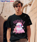 Santa Is A Swiftie Pink Christmas Claus - Adult & Kids T-Shirts, Sweatshirts & Hoodies apparel design preview 1