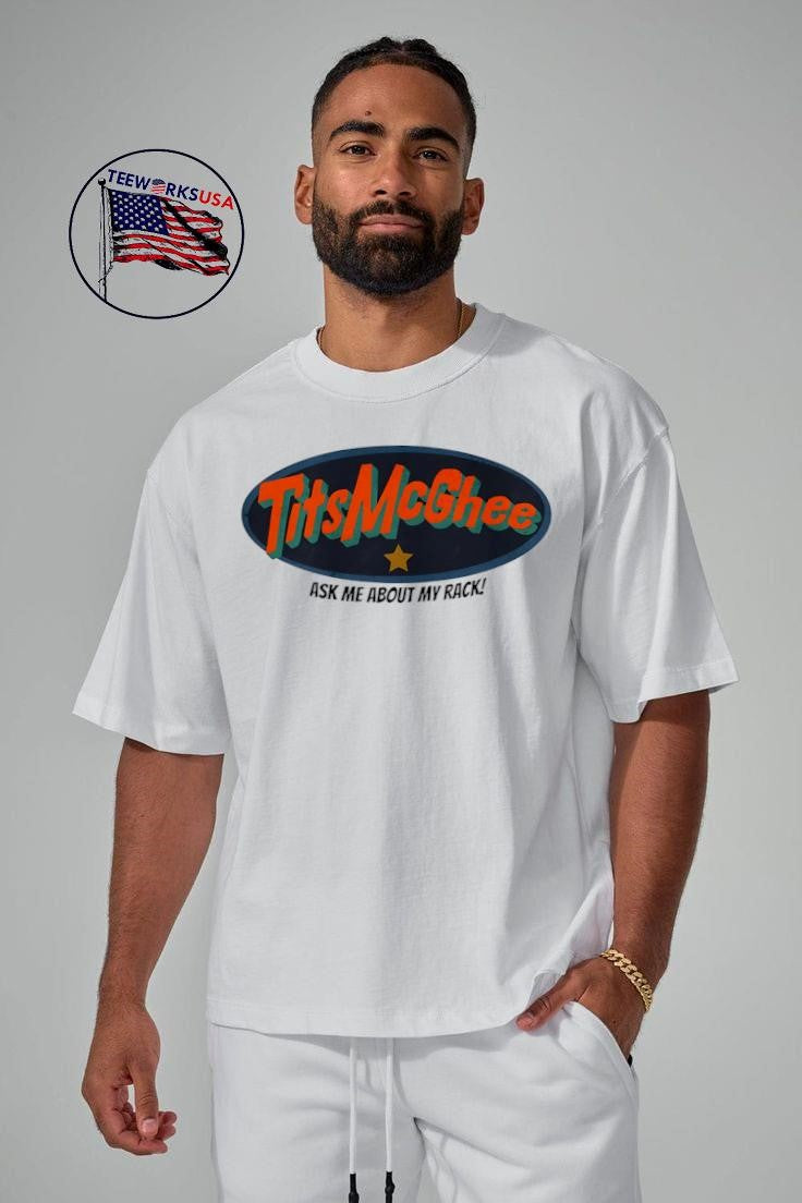 Tits Mcgee Ask Me About My Rack - Adult & Kids T-Shirts, Sweatshirts & Hoodies apparel design preview 5