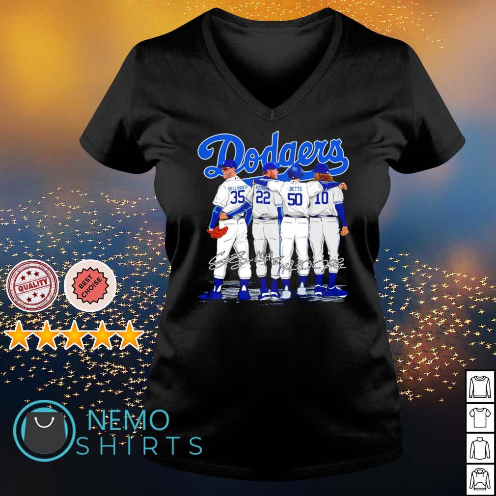Dodgers best players Bellinger Kershaw Betts Turner - Adult & Kids T-Shirts, Sweatshirts & Hoodies apparel design preview 5