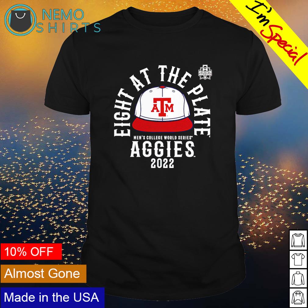 Texas A&M Aggies 2022 eight at the plate men's - Adult & Kids T-Shirts, Sweatshirts & Hoodies apparel design preview 1