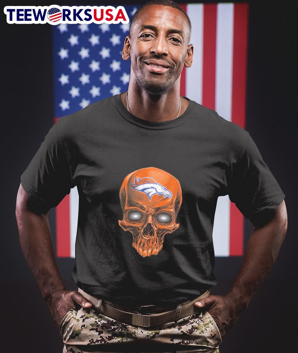 Denver Broncos Special skull - Adult & Kids T-Shirts, Sweatshirts & Hoodies apparel design preview 1