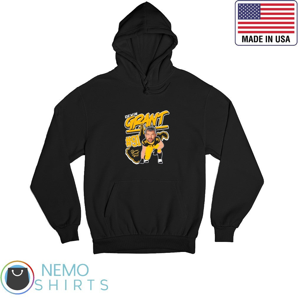 Devin Grant baseball caricature player - Adult & Kids T-Shirts, Sweatshirts & Hoodies apparel design preview 2