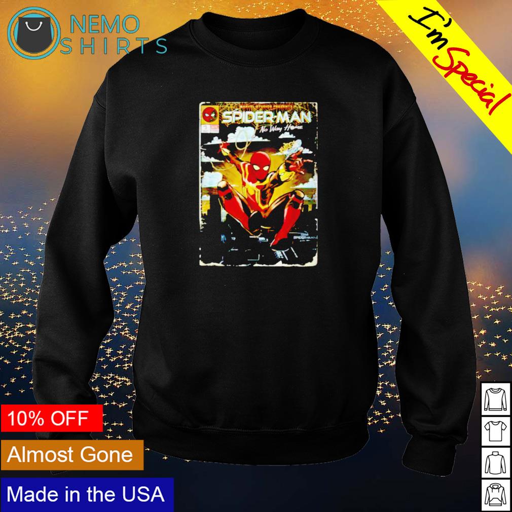 Spider-man no way home comic cover - Adult & Kids T-Shirts, Sweatshirts & Hoodies apparel design preview 4