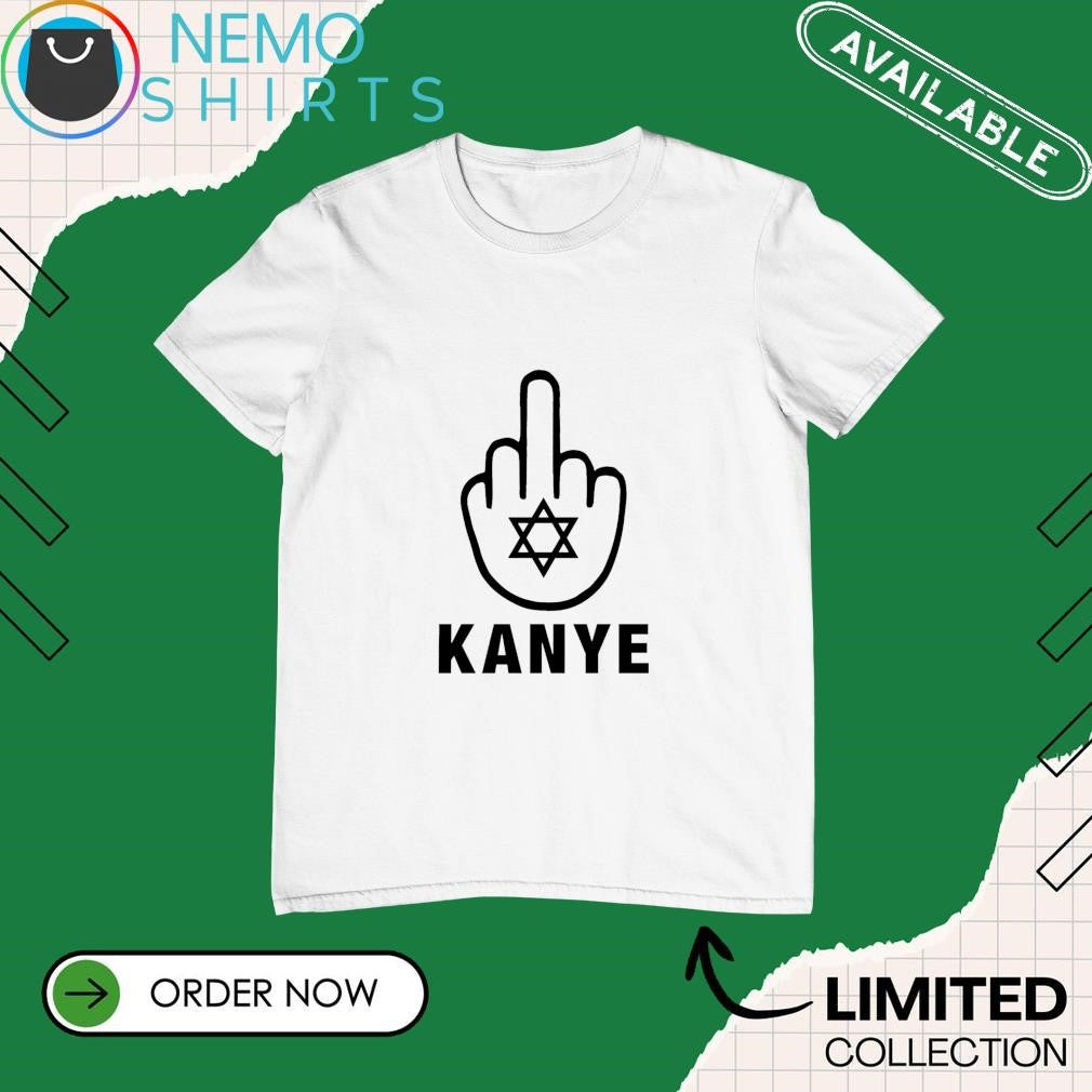 Jewish middle finger for Kanye - Adult & Kids T-Shirts, Sweatshirts & Hoodies apparel design preview 1
