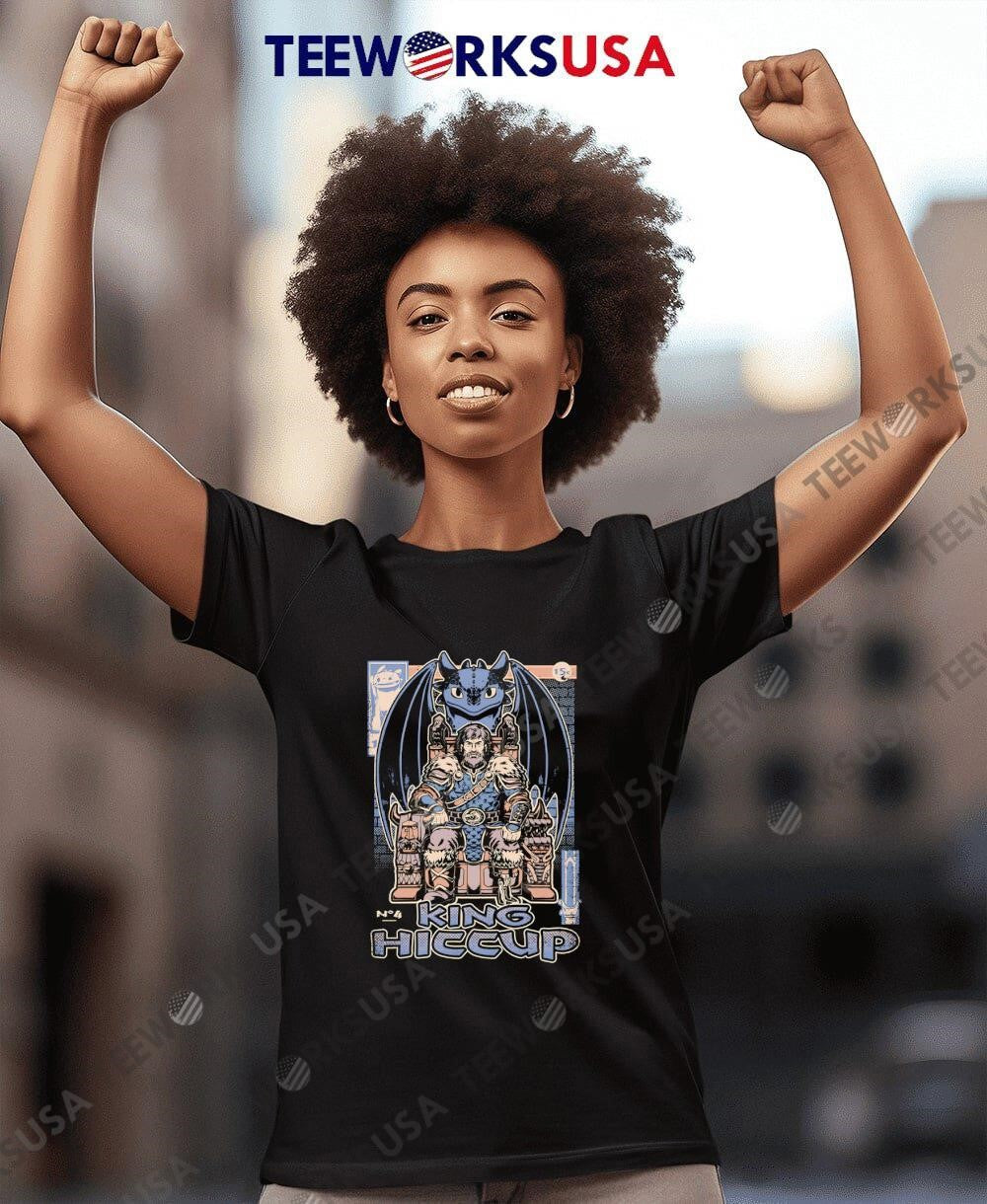 Viking Dragon King Hiccup - Adult & Kids T-Shirts, Sweatshirts & Hoodies apparel design preview 8