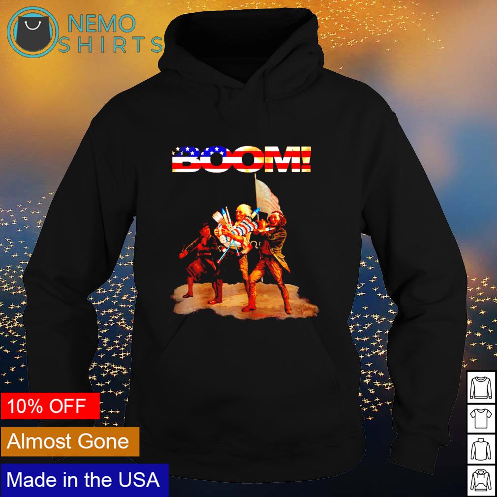 Boom Spirit '76 4th of July - Adult & Kids T-Shirts, Sweatshirts & Hoodies apparel design preview 2