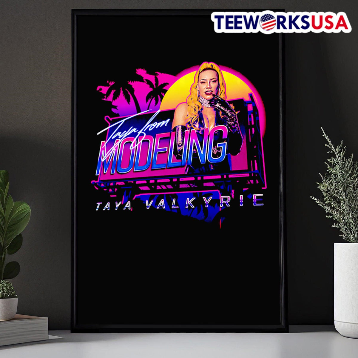 Taya Valkyrie From Modeling - Adult & Kids T-Shirts, Sweatshirts & Hoodies apparel design preview 5