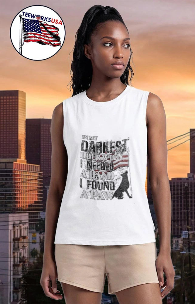 In My Darkest Hour When I Needed A Hand Found Paw Dog - Adult & Kids T-Shirts, Sweatshirts & Hoodies apparel design preview 6