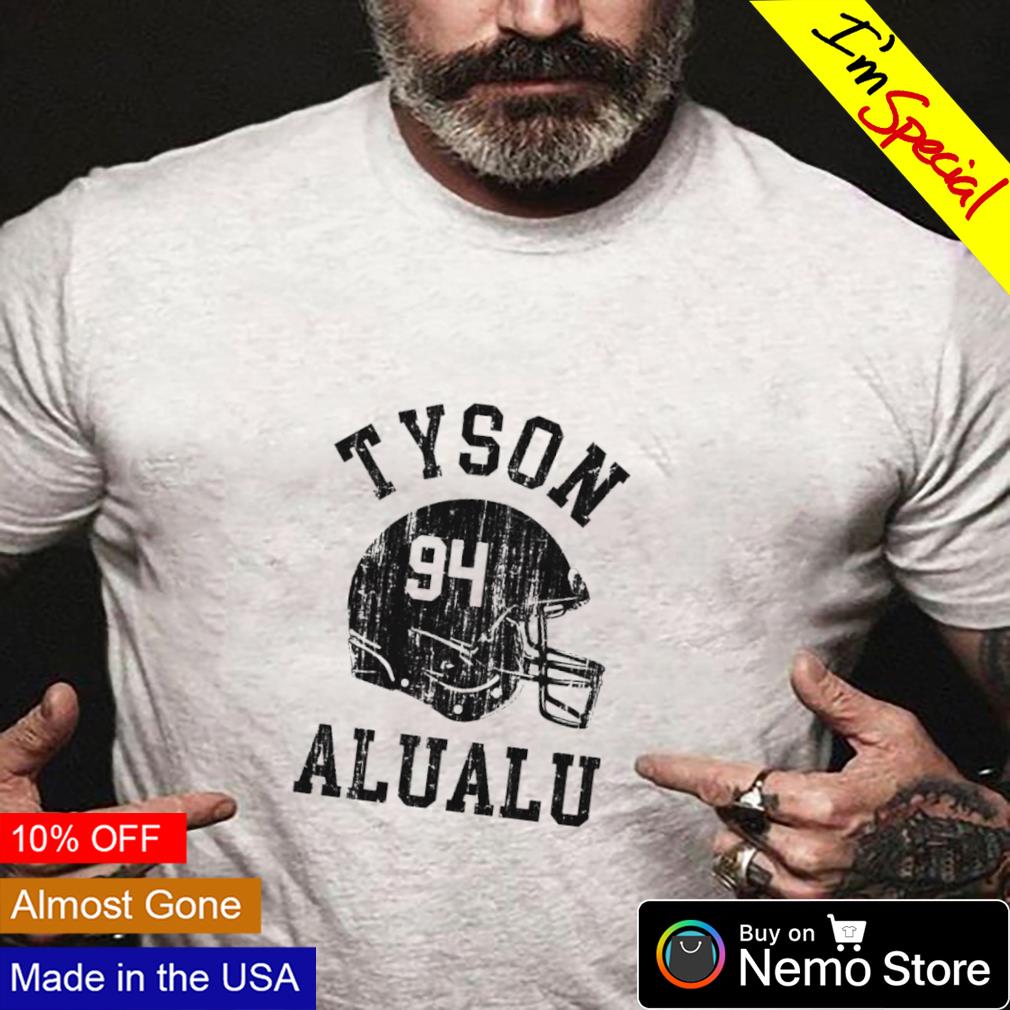 Tyson Alualu 94 Pittsburgh helmet - Adult & Kids T-Shirts, Sweatshirts & Hoodies apparel design preview 4