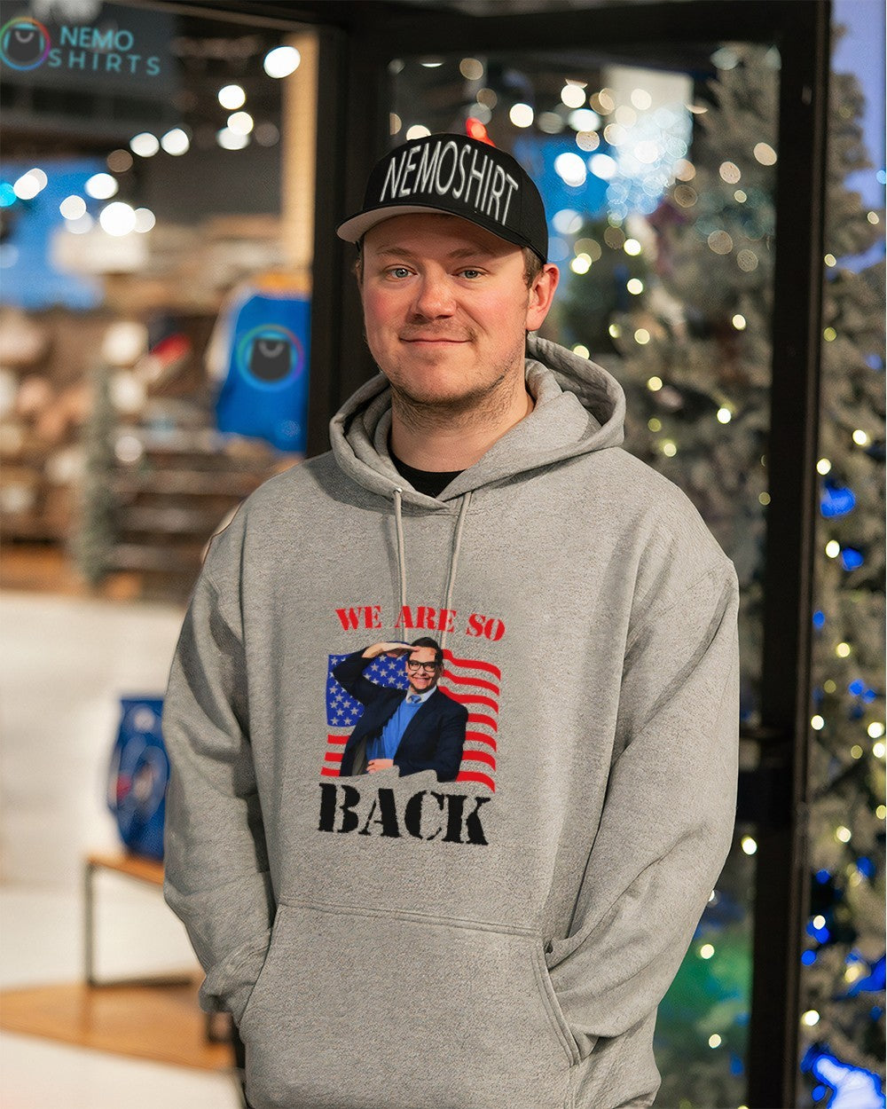 We are so back USA flag - Adult & Kids T-Shirts, Sweatshirts & Hoodies apparel design preview 3