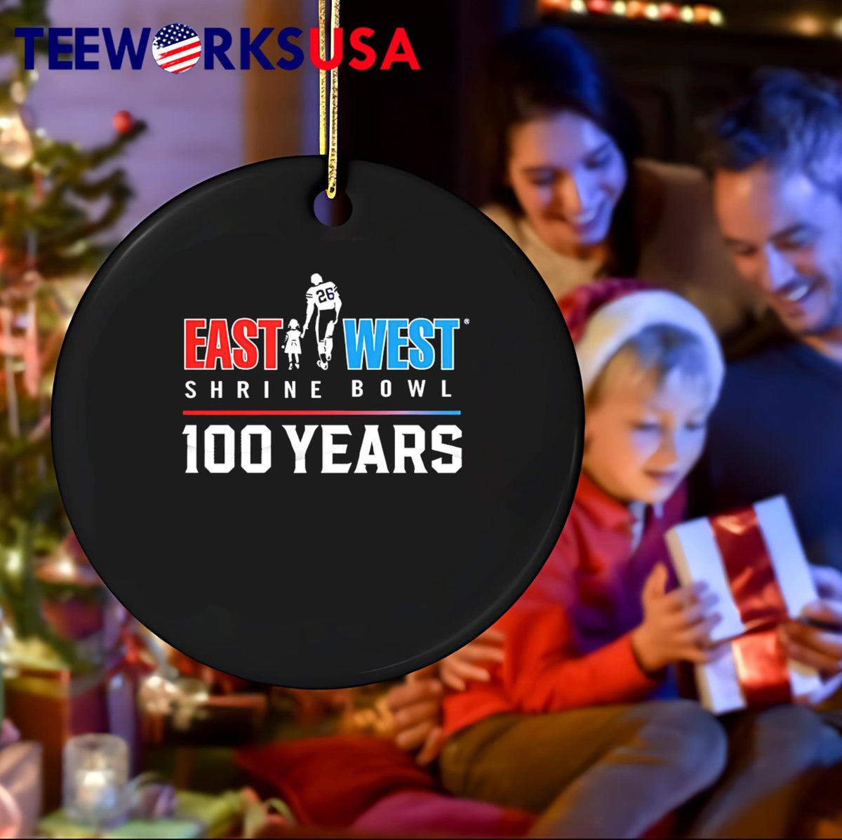 2025 East West Shrine Bowl 100 Years Logo - Adult & Kids T-Shirts, Sweatshirts & Hoodies apparel design preview 4