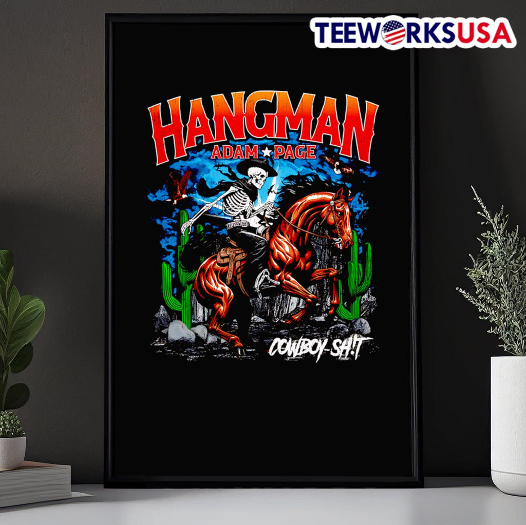 Hangman Adam Page Cowboy Shit Forever - Adult & Kids T-Shirts, Sweatshirts & Hoodies apparel design preview 5