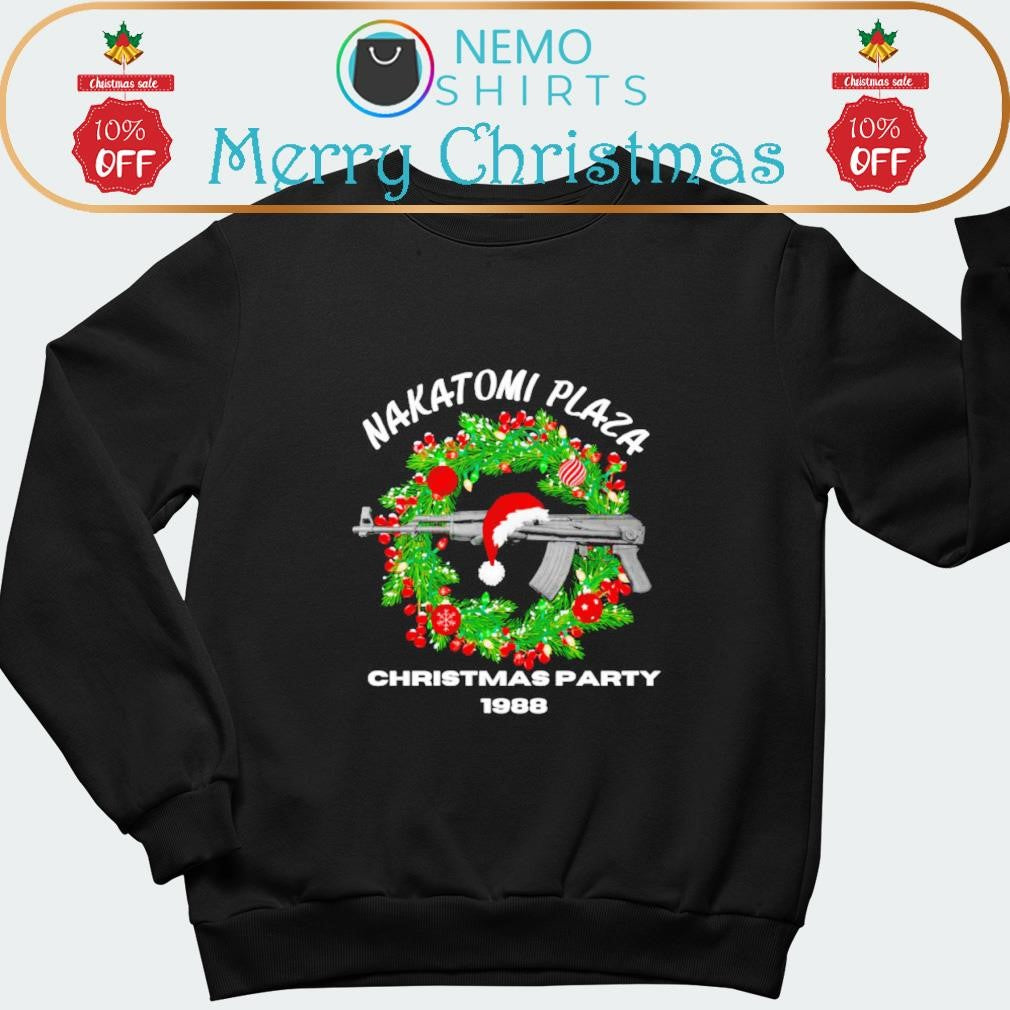 Nakatomi plaza Christmas party 1988 - Adult & Kids T-Shirts, Sweatshirts & Hoodies apparel design preview 1