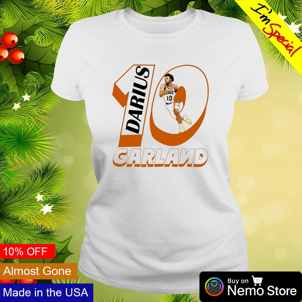 Darius Garland number 10 Cleveland Cavaliers - Adult & Kids T-Shirts, Sweatshirts & Hoodies apparel design preview 3