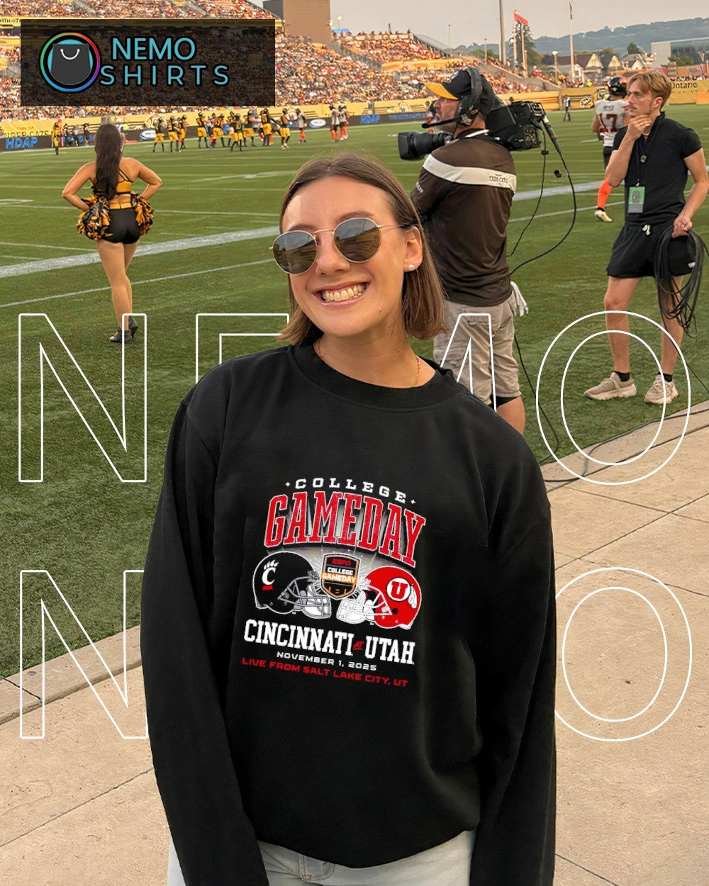 College gameday Cincinnati Bearcats vs Utah Utes 2025 - Adult & Kids T-Shirts, Sweatshirts & Hoodies apparel design preview 6