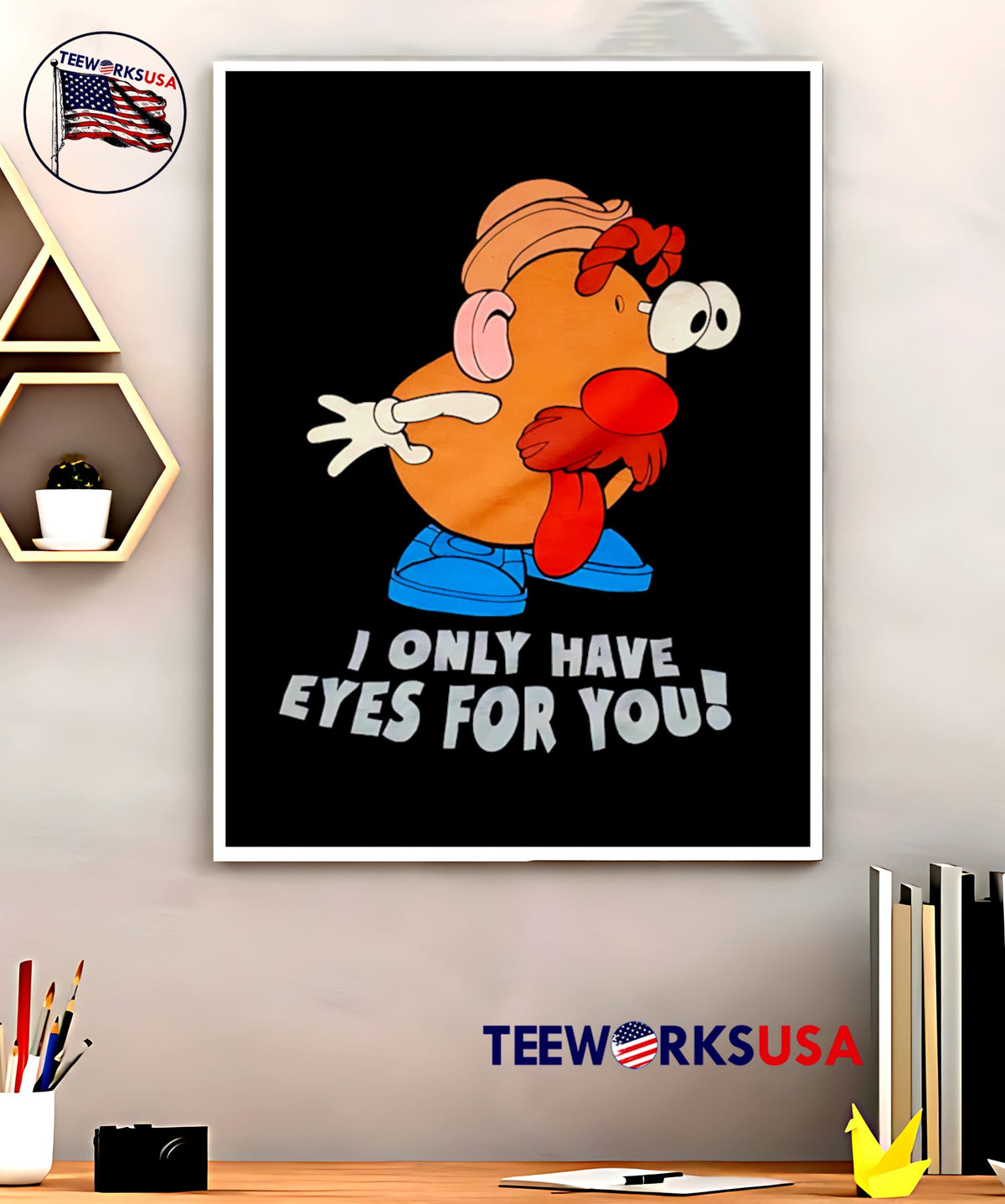 I Only Have Eyes for You - Adult & Kids T-Shirts, Sweatshirts & Hoodies apparel design preview 5