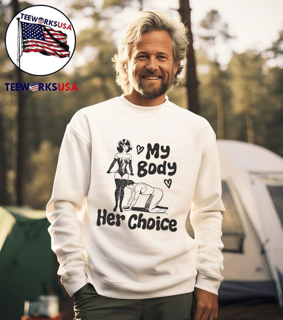 My body her choice BDSM - Adult & Kids T-Shirts, Sweatshirts & Hoodies apparel design preview 3