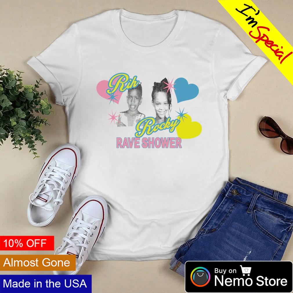 Rihanna Rocky rave shower - Adult & Kids T-Shirts, Sweatshirts & Hoodies apparel design preview 3